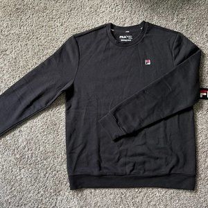 Fila CVC Fleece F-Patch Crew Neck Men Black